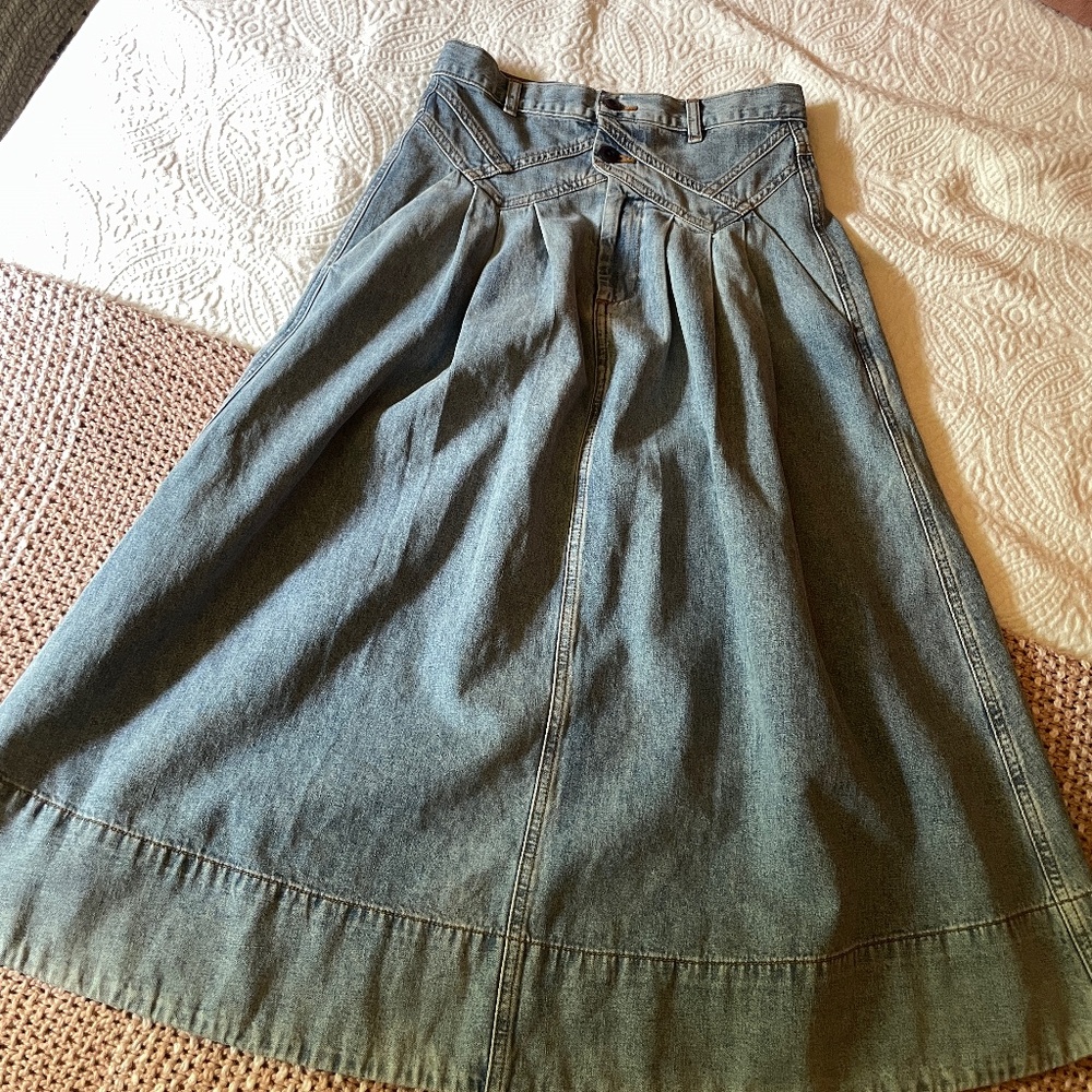 Denim Skirt by The Great